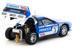 Lancia 037 Rally #3 Jean-Claude Andruet - Francoise Sappey 2nd Place "Ypres 24 Hours Rally" (1983) "Hobby64+" Series 1/64 Diecast Model Car by Tarmac Works
