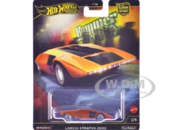 Lancia Stratos Zero Concept Car Orange Metallic