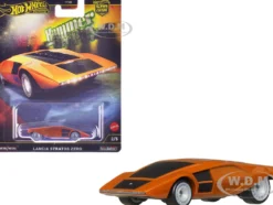 Lancia Stratos Zero Concept Car Orange Metallic