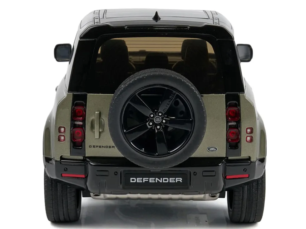 2021 Land Rover Defender 90 P400 X-Dynamic HSE Pangea Green Metallic 1/18 Model Car by GT Spirit