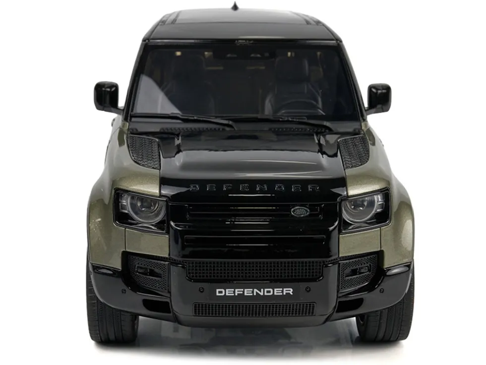 2021 Land Rover Defender 90 P400 X-Dynamic HSE Pangea Green Metallic 1/18 Model Car by GT Spirit