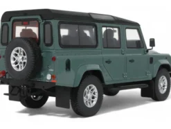 2016 Land Rover Defender 3 Station Wagon Green with Black Top 1/18 Model Car by GT Spirit