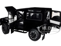Land Rover Defender 90 Works V8 Black 70th Edition 1/18 Diecast Model Car LCD Models LCD18007