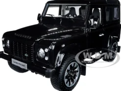 Land Rover Defender 90 Works V8 Black 70th Edition 1/18 Diecast Model Car LCD Models LCD18007