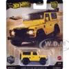 Land Rover Defender 90 Yellow with Black Top "HW Off Road" Series Diecast Model Car by Hot Wheels