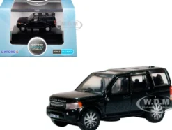 Land Rover Discovery 4 RHD (Right Hand Drive) Santorini Black 1/148 (N) Scale Diecast Model Car by Oxford Diecast