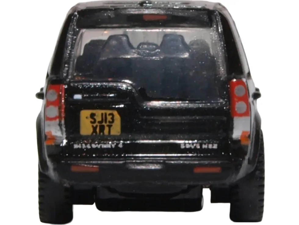 Land Rover Discovery 4 RHD (Right Hand Drive) Santorini Black 1/148 (N) Scale Diecast Model Car by Oxford Diecast