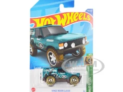 Land Rover Range Rover Classic Teal with White Graphics Hot Wheels Expedition Mud Studs Series Diecast Model Car Hot Wheels HHF26