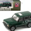 Land Rover Range Rover Classic LSE RHD Right Hand Drive Green with Sunroof with Extra Wheels 1/64 Diecast Model Car BM Creations 64B0182