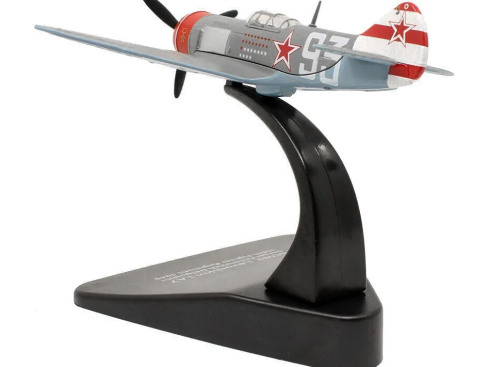 Lavochkin LA7 Fighter Plane Sergei Federovich Dolgushin 156th Fighter Regiment 1945 Oxford Aviation Series 1/72 Diecast Model Airplane Oxford Diecast AC089