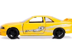 Leon's Nissan Skyline GT-R BCNR33 Yellow Metallic Graphics Fast & Furious Series 1/32 Diecast Model Car Jada 99515