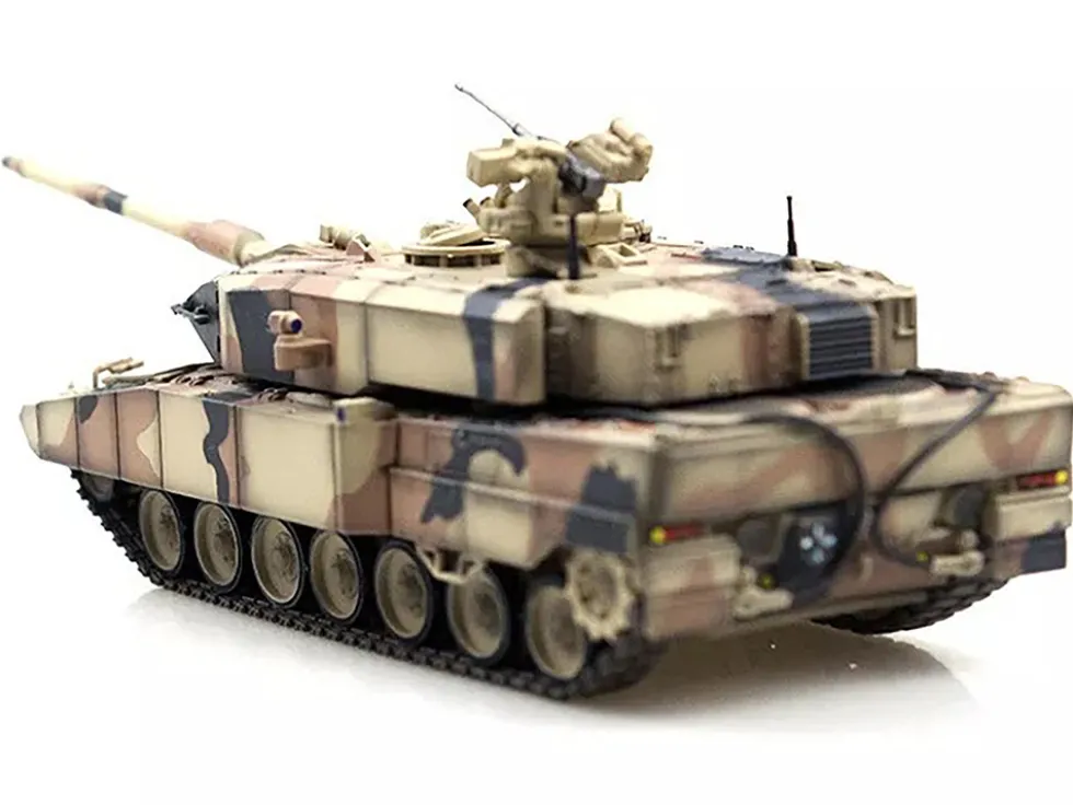 Leopard 2 A7+ Main Battle Tank "Desert Camouflage" German Army "Armor Premium" Series 1/72 Diecast Model by Panzerkampf