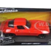 Letty's Chevrolet Corvette Fast & Furious F8 "The Fate of the Furious" Movie 1/24 Diecast Model Car Jada 98298