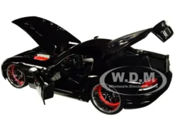Letty's Dodge Viper SRT 10 Black Fast & Furious Movie 1/24 Diecast Model Car Jada 30731