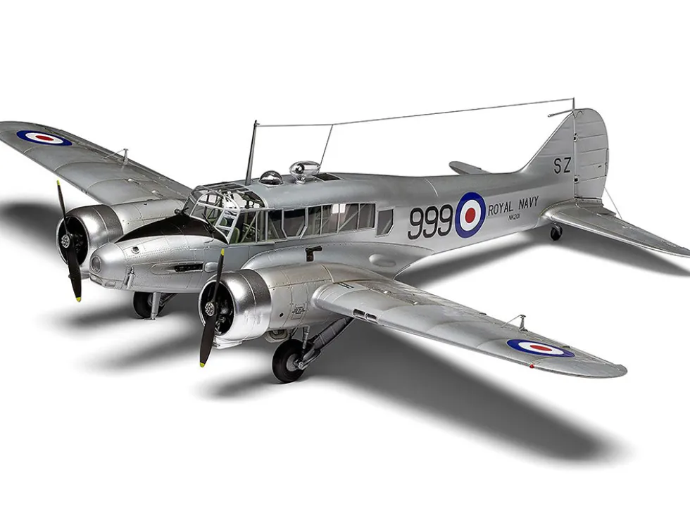 Level 3 Model Kit Avro Anson Mk.I Aircraft with 3 Scheme Options 1/48 Plastic Model Kit by Airfix