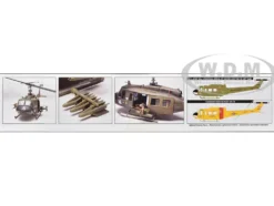 Level 4 Model Kit Bell UH-1D Iroquois "Huey" Gunship Helicopter 1/32 Scale Model by Revell