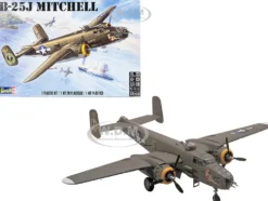 Level 4 Model Kit B-25J Mitchell Medium Bomber Plane 1/48 Scale Model Revell 85-5512