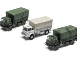 Level 1 Model Kit British Army 4-ton 4x4 GS Truck with 3 Scheme Options 1/76 Plastic Model Kit by Airfix