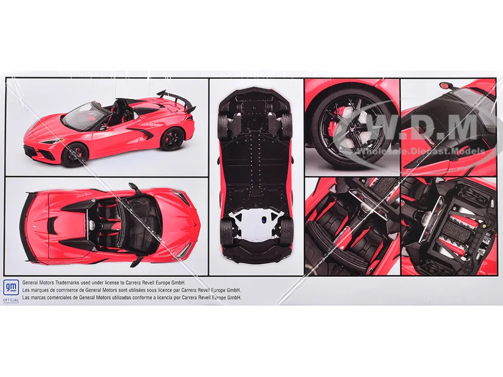 Level 4 Model Kit 2022 Chevrolet Corvette C8 Hardtop Convertible 1/25 Scale Model by Revell