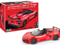 Level 4 Model Kit 2022 Chevrolet Corvette C8 Hardtop Convertible 1/25 Scale Model by Revell