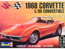 Level 4 Model Kit 1968 Chevrolet Corvette L/88 Convertible 2-in-1 1/25 Scale Model by Revell