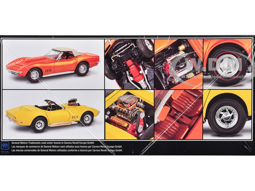 Level 4 Model Kit 1968 Chevrolet Corvette L/88 Convertible 2-in-1 1/25 Scale Model by Revell