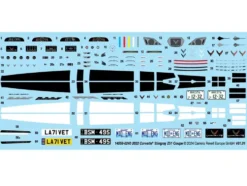 Level 4 Model Kit 2022 Chevrolet Corvette Stingray Z51 Coupe 1/25 Scale Model by Revell