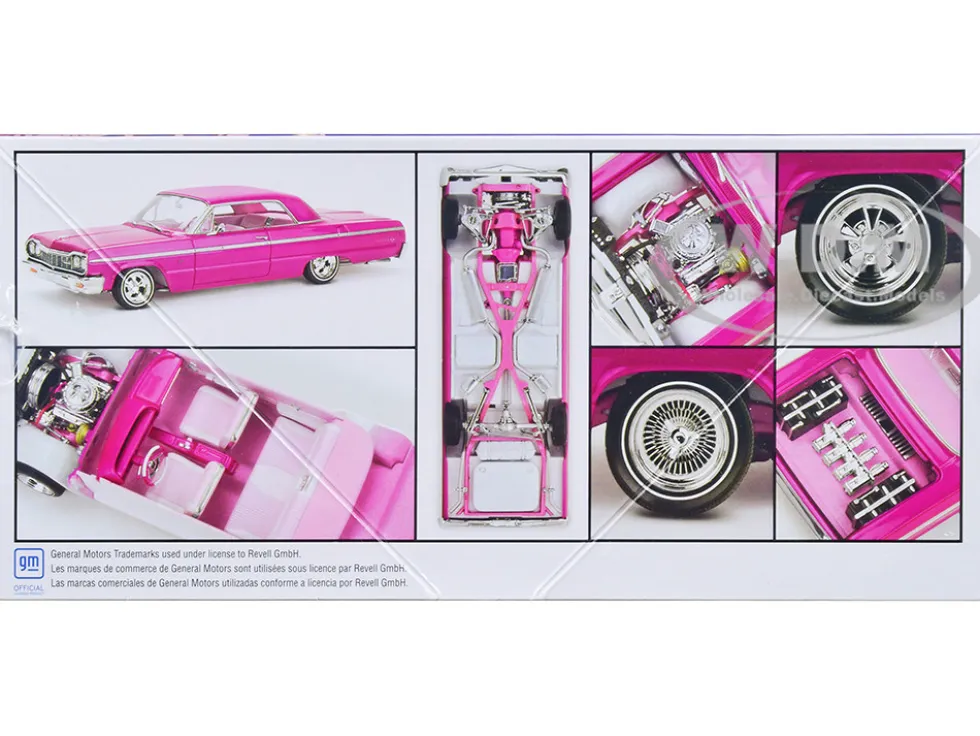 Level 4 Model Kit 1964 Chevrolet Impala SS Lowrider 1/25 Scale Model Revell 14557