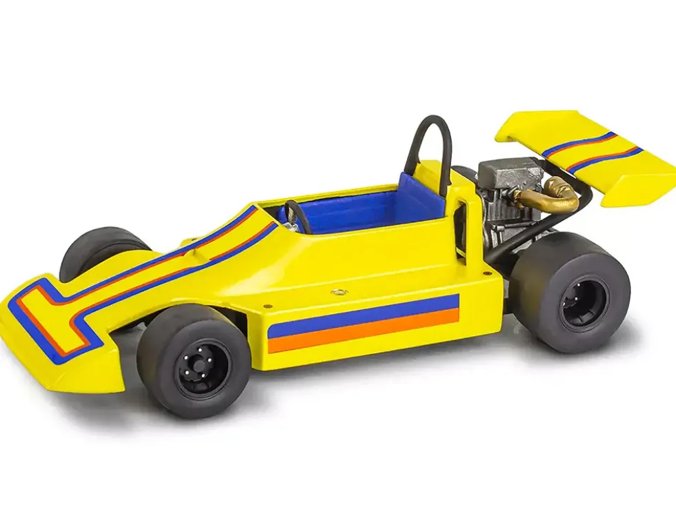 Level 3 Model Kit 1978 Chevrolet Off-Road 4x4 Pickup Truck and "Malibu Grand Prix" Virage with Trailer "Fantasy Formula" 1/25 Scale Model by Revell