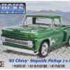 Level 4 Model Kit 1965 Chevrolet Stepside Pickup Truck 2 in 1 Kit 1/25 Scale Model Revell 85-7210
