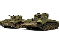Level 3 Model Kit Cromwell Mk.IV / Mk.VI Cruiser Tank with 2 Scheme Options 1/35 Plastic Model Kit by Airfix