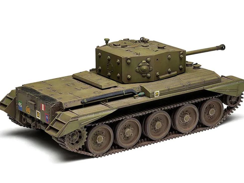 Level 3 Model Kit Cromwell Mk.IV / Mk.VI Cruiser Tank with 2 Scheme Options 1/35 Plastic Model Kit by Airfix