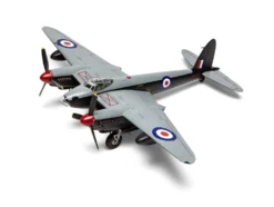 Level 2 Model Kit De Havilland Mosquito B.XVI/B.35/TT.35 Aircraft with 3 Scheme Options 1/72 Plastic Model Kit by Airfix