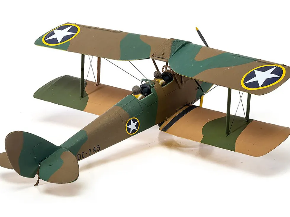 Level 2 Model Kit De Havilland Tiger Moth Aircraft with 2 Scheme Options 1/72 Plastic Model Kit by Airfix