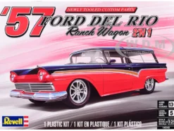 Level 5 Model Kit 1957 Ford Del Rio Ranch Wagon 2-in-1 Kit 1/25 Scale Model by Revell