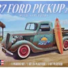 Level 5 Model Kit 1937 Ford Pickup Truck with Surfboard 2-in-1 Kit 1/25 Scale Model by Revell