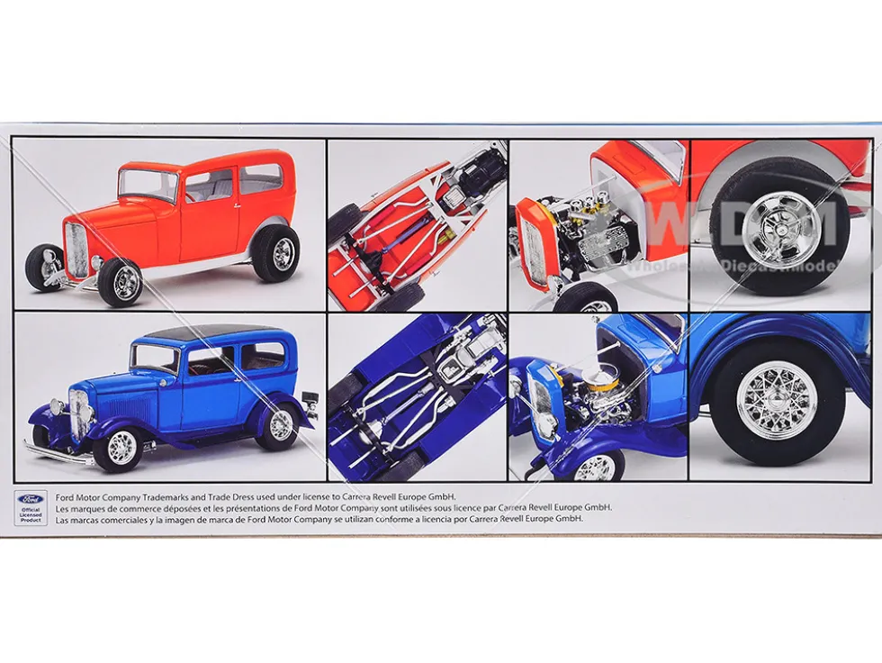 Level 4 Model Kit 1932 Ford Tudor Sedan 2-in-1 Kit 1/25 Scale Model by Revell
