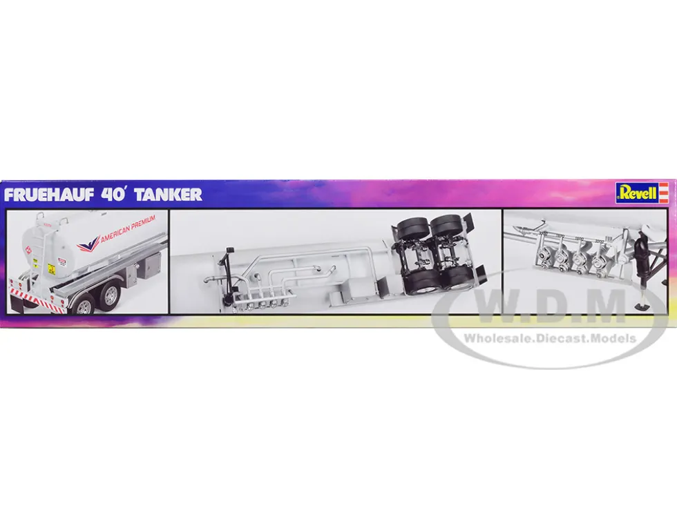 Level 4 Model Kit Fruehauf 40 Tanker Trailer 1/32 Scale Model Revell 14536