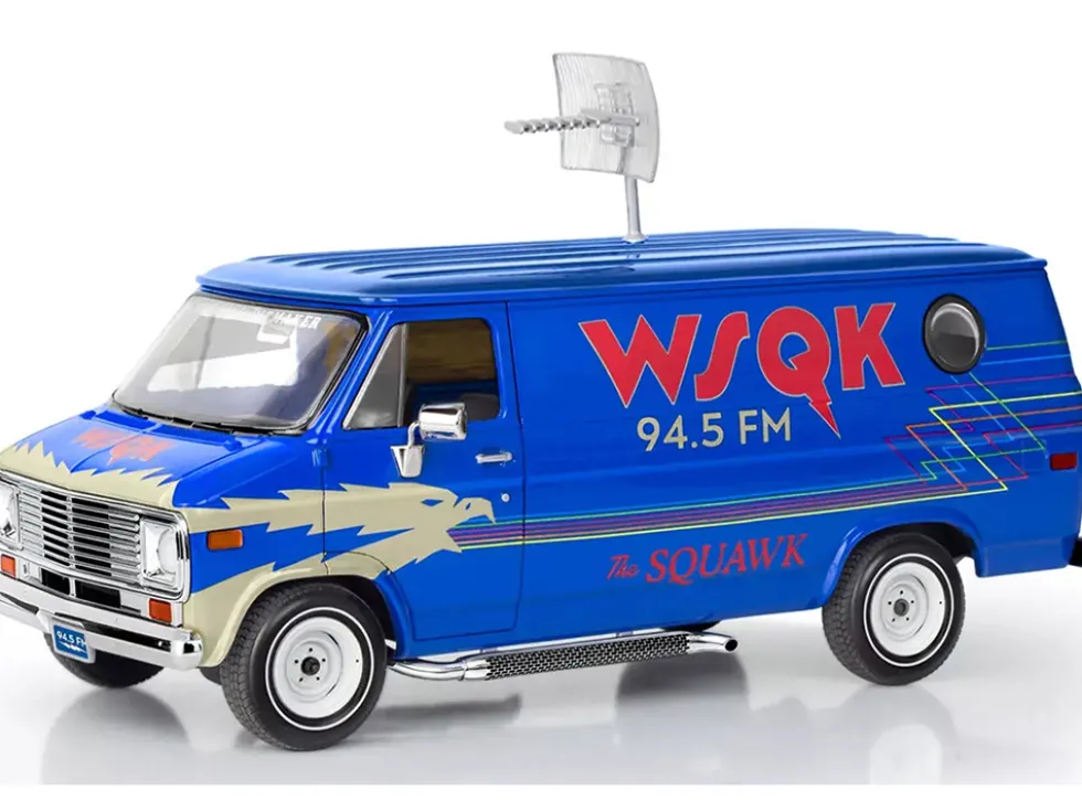 Level 3 Model Kit 1977 GMC "WSQK Squawk" Van "Stranger Things" (2016-2025) TV Series 1/25 Scale Model by Revell