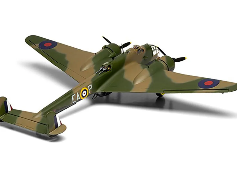 Level 2 Model Kit Handley Page Hampden Bomber Aircraft 1/72 Plastic Model Kit by Airfix