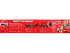 Level 1 Model Kit Hawker Typhoon Mk.IB Aircraft with 2 Scheme Options 1/72 Plastic Model Kit by Airfix