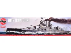 Level 3 Model Kit HMS Iron Duke Frigate "Vintage Classics" Series 1/600 Plastic Model Kit by Airfix