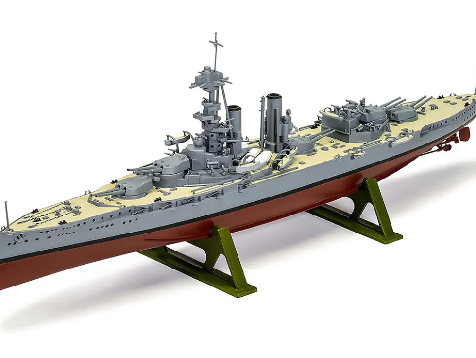 Level 3 Model Kit HMS Iron Duke Frigate "Vintage Classics" Series 1/600 Plastic Model Kit by Airfix