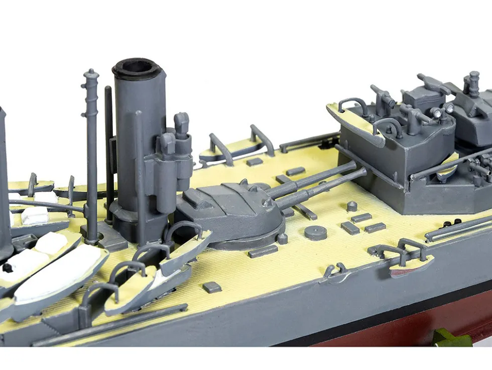 Level 3 Model Kit HMS Iron Duke Frigate "Vintage Classics" Series 1/600 Plastic Model Kit by Airfix