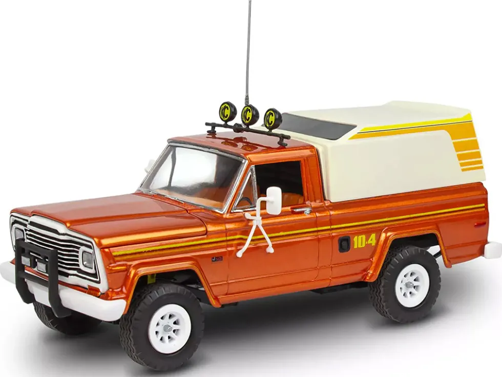 Level 4 Model Kit 1979 Jeep J-10 Pickup Truck with Camper Top 1/24 Scale Model by Revell