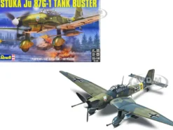 Level 4 Model Kit Junkers STUKA JU 87G 1 Tank Buster Bomber Aircraft 1/48 Scale Model Revell 85-5270