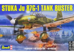 Level 4 Model Kit Junkers STUKA JU 87G 1 Tank Buster Bomber Aircraft 1/48 Scale Model Revell 85-5270