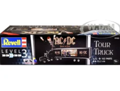 Level 3 Model Kit Kenworth Tour Truck AC/DC Rock or Bust 1/32 Scale Model Revell 07453