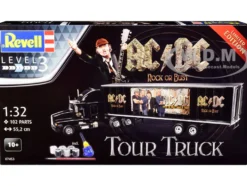 Level 3 Model Kit Kenworth Tour Truck AC/DC Rock or Bust 1/32 Scale Model Revell 07453