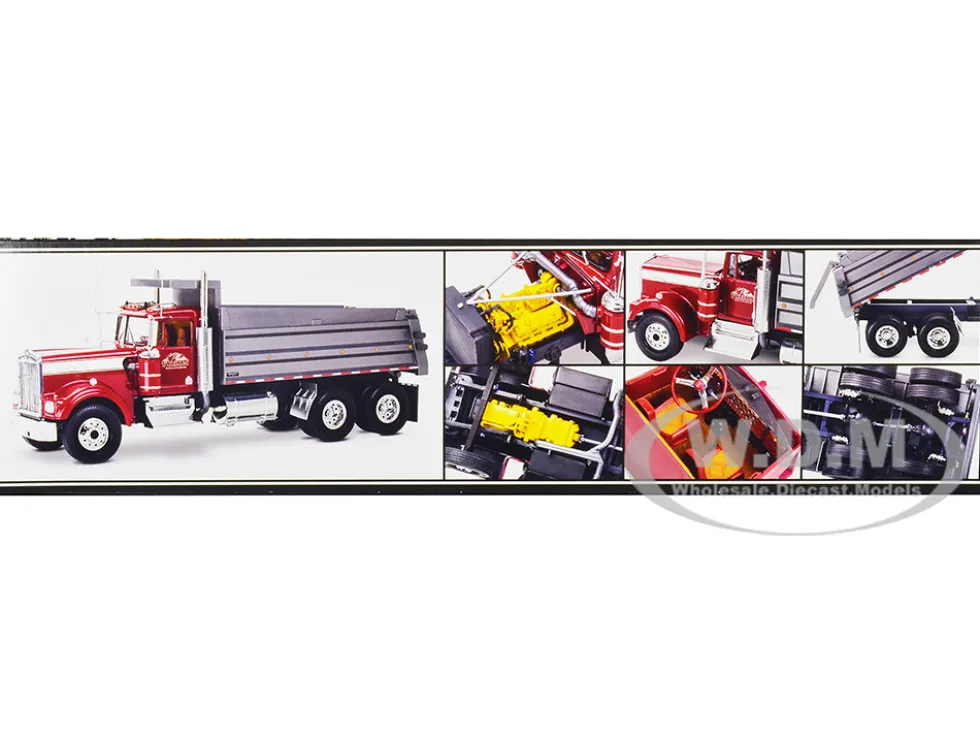 Level 5 Model Kit Kenworth W 900 Dump Truck 1/25 Scale Model Revell 12628